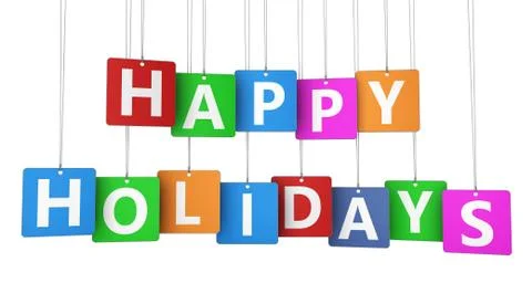 Happy Holidays Stock Illustration