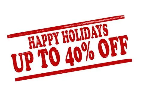 Happy Holidays Stock Illustration