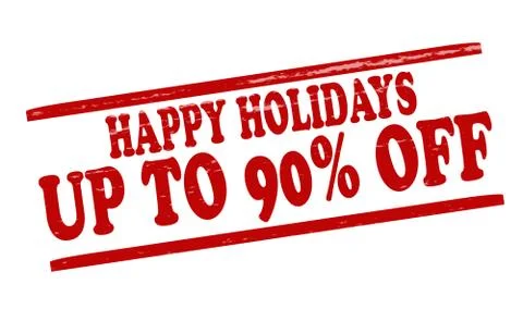 Happy Holidays Stock Illustration