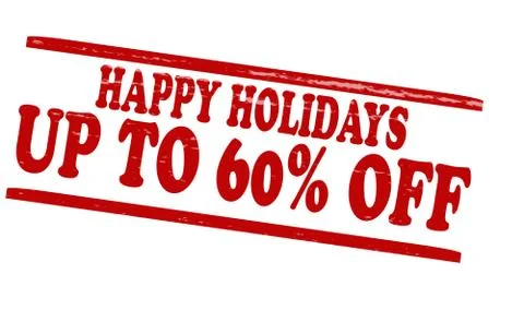 Happy Holidays Stock Illustration