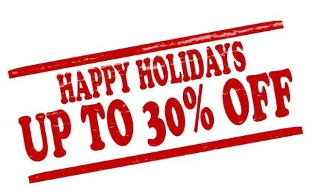 Happy Holidays Stock Illustration