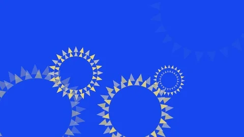 Happy Holidays - loop, blue screen, 4K Stock Footage 92153663