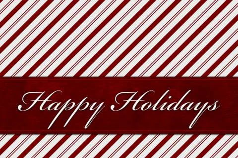 Happy Holidays Message Stock Illustration