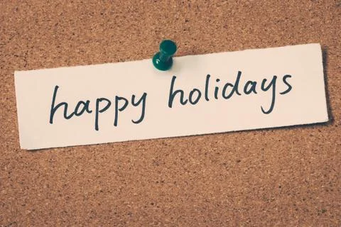 Happy holidays Stock Photos