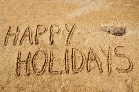 Happy Holidays Stock Photos