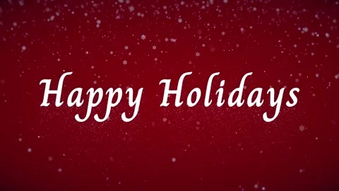 Happy Holidays Postcard Stock Footage 290449912