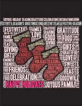 Happy Holidays Word Cloud Stock-Illustration