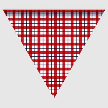 Happy holyday day triangular flag for planar festivals with Stock Illustration