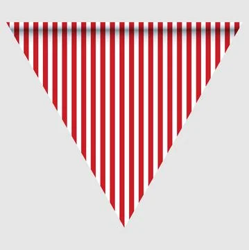 Happy holyday day triangular flag for planar festivals with Stock Illustration