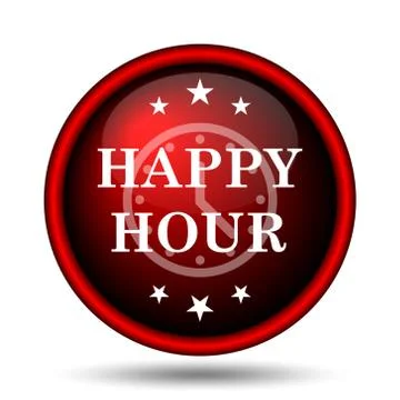 Happy hour icon Stock Illustration