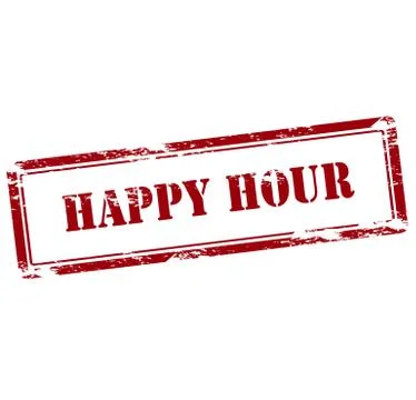 Happy hour Stock Illustration