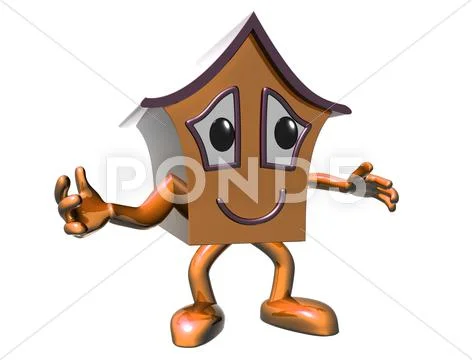 Happy house Stock Illustration