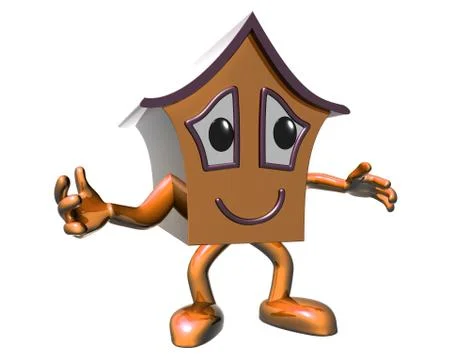 Happy house Stock Illustration