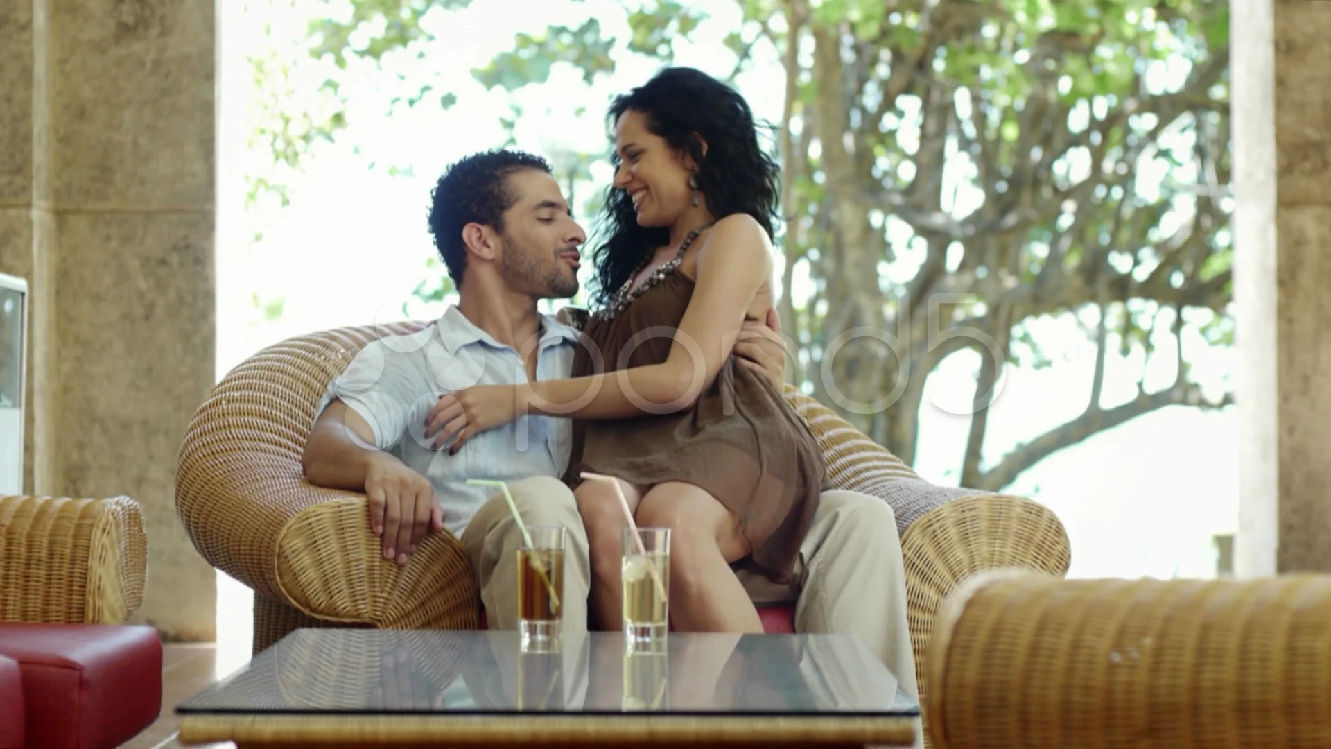 Husband and wife honeymoon video