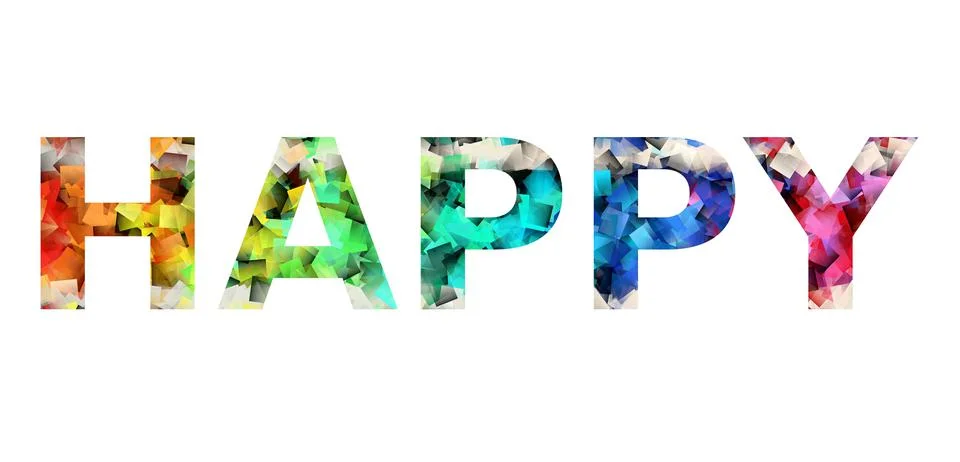 HAPPY Stock Illustration