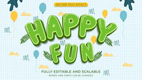 HAPPY Stock Illustration