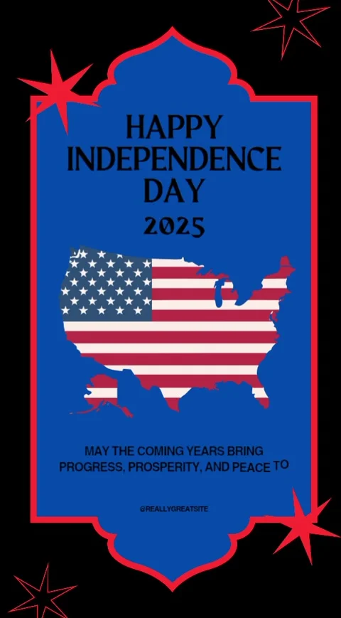 Happy Independence Day 2025 Stock Footage 303874455