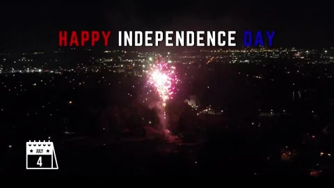 Happy Independence Day 4th of July United States of America, Flag Day, USA Stockbeeldmateriaal 243474635