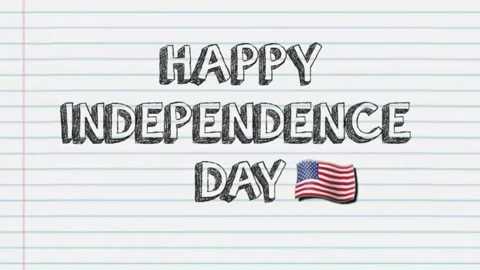 Happy independence day animations Stock Footage 196980697