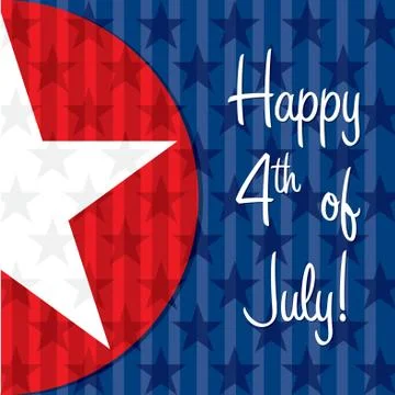 Happy Independence Day! Stock Illustration