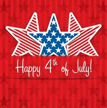 Happy Independence Day! Stock Illustration