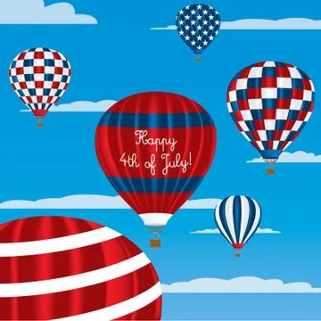 Happy Independence Day! Stock Illustration