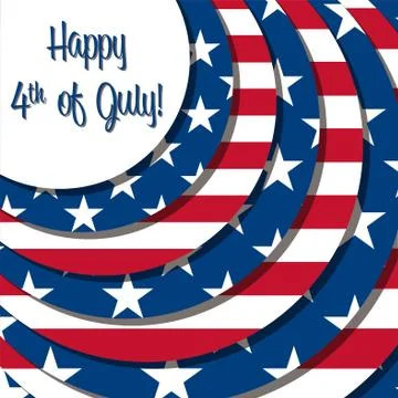Happy Independence Day! Stock Illustration