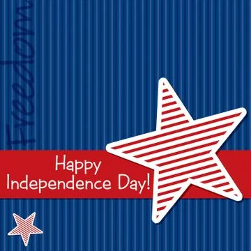 Happy Independence Day! Stock Illustration