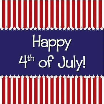 Happy Independence Day! Stock Illustration