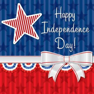 Happy Independence Day! Illustrazione stock
