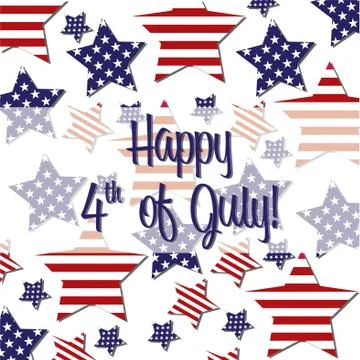 Happy Independence Day! Stock Illustration
