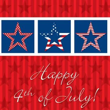 Happy Independence Day! Stock Illustration