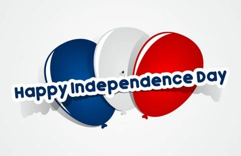 Happy Independence Day Stock Illustration