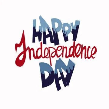 Happy independence day Stock Illustration