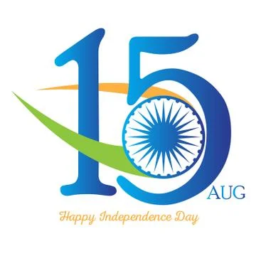 Happy independence day Stock Illustration