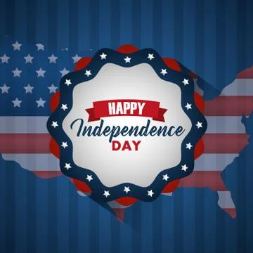 Happy independence day Stock Illustration