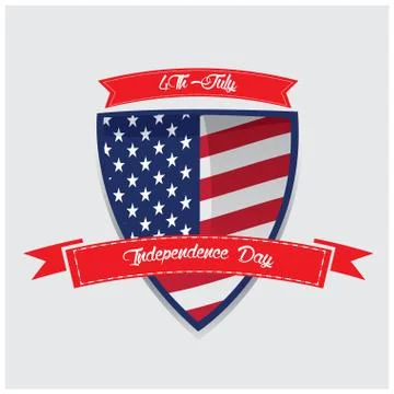 Happy independence day Stock Illustration