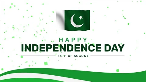 Happy Independence Day to Pakistan 4K An... | Stock Video | Pond5