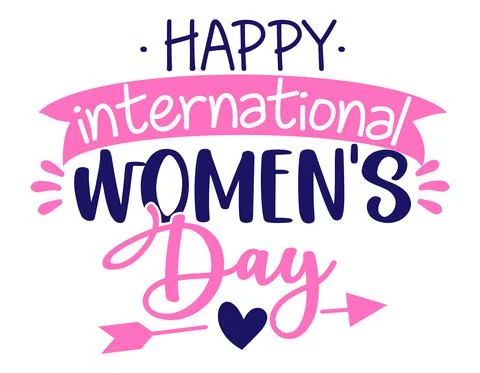 Happy International Women's Day Stock Illustration
