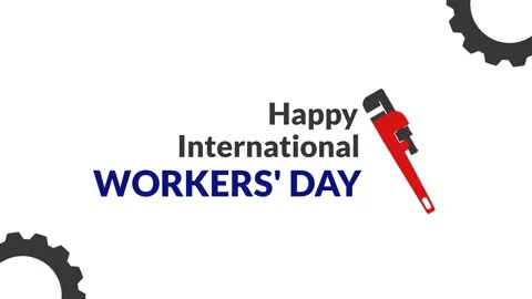 Happy International Workers Day Stock Footage 335653295