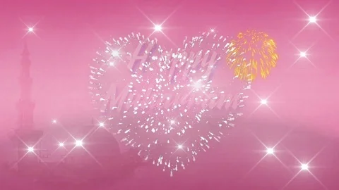 Happy Islamic new year message to greeting others Video stock 113795901