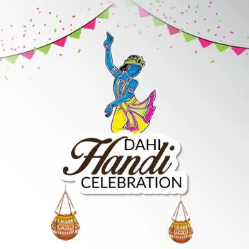 Happy Janmashtami. Stock Illustration