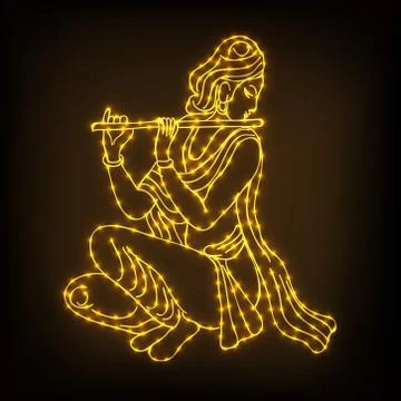 Happy Janmashtami. Stock Illustration