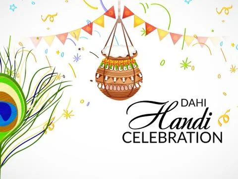Happy Janmashtami. Stock Illustration