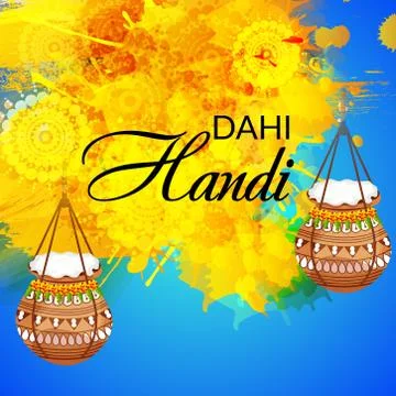 Happy Janmashtami. Illustrazione stock