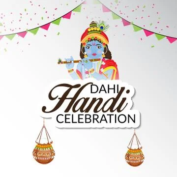 Happy Janmashtami. Stock Illustration