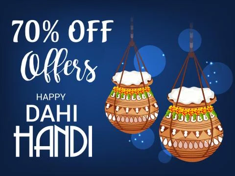 Happy Janmashtami. Stock Illustration