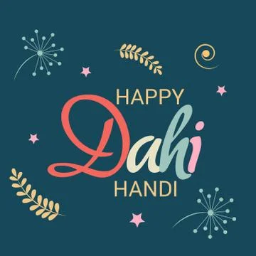 Happy Janmashtami. Stock Illustration