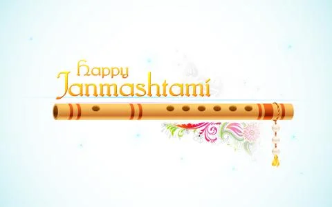 Happy Janmasthami Stock Illustration