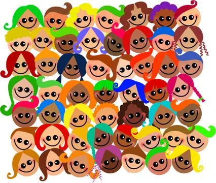 Happy Kids Stock-Illustration